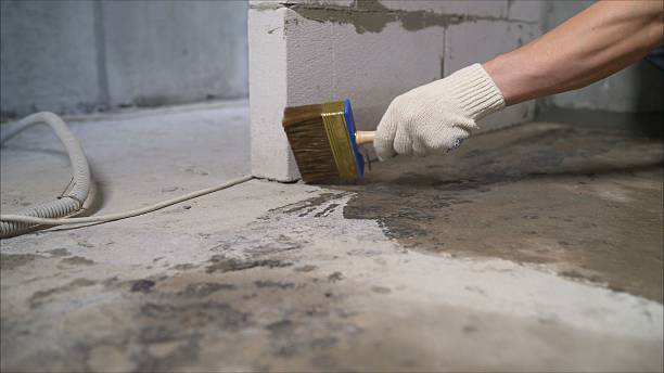 Crawl space vapor barrier installation in Hebron, IN